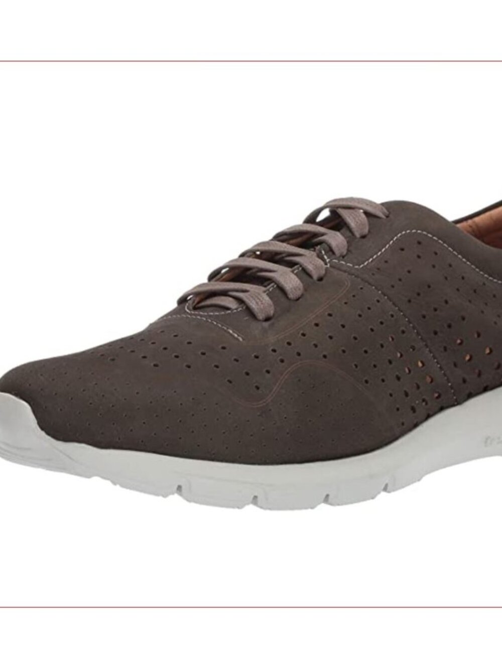Marc Joseph New York Men's Genuine Leather Sneaker Shoes: Grey Nobuck, Size 9.5